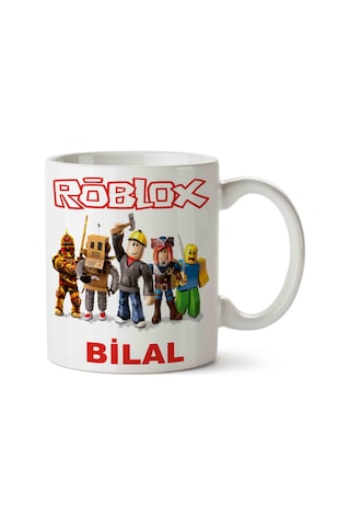 Roblox Tasarımlı Kişiye Özel Istediğiniz Isim Baskılı Kupa Bardak