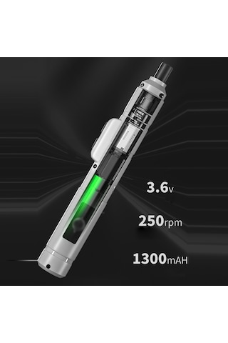 Xindoker Kısa Tipi Mini Elektrikli Somun Döndürücü Seti, Type-c Şarjlı, 250rpm Hızlı, 12 Parça, Cep Telefonu Saat Tamiri İçin Hassas Çalışma