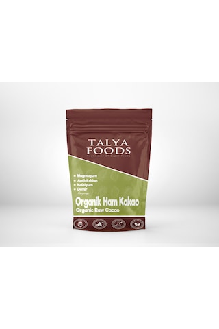 Talya Foods Gdo Pestisit Analizli Organik Ham Kakao 100 G