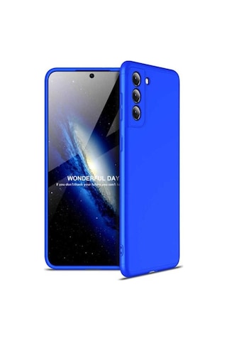 Galaxy S21 Plus Kılıf Zore Ays Kapak Mavi