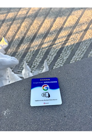 20'li Nfc Kart Avantajlı Paket 10 Instagram Takip + 10 Google Değerlendirme Kartı 9x9 Cm Şeffaf Pleksi