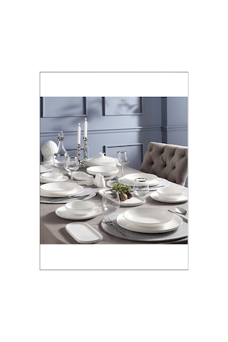 Pierre Cardin 62 Parça 12 Kişilik Yemek Takımı Pure Silver