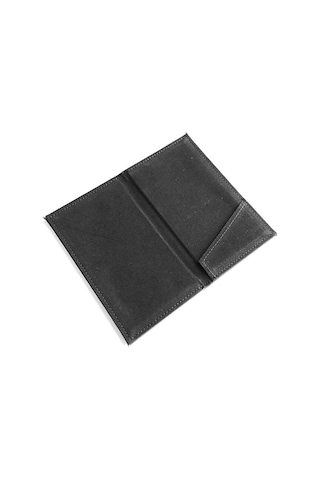 Hesap Sümeni Adisyon Kabı Kot Desen Mavi Vegan Deri 12 X 20 Cm.