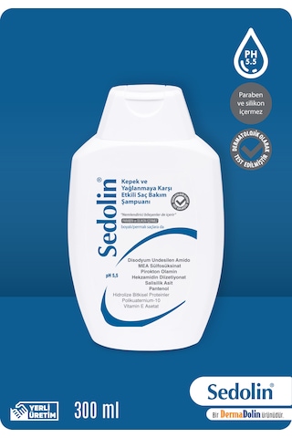 Sedolin Kepek Ve Yağlanmaya Karşı Saç Bakım Şampuanı 300 Ml