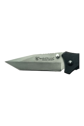 Smith Kamp & Wesson Tanto Point Handle Clam Folding Knife - Ck13tcp Siyah