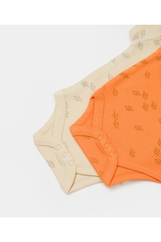 Organik Modal Fil Baskılı 2 Li Kısa Kollu Badi Csym11217 001