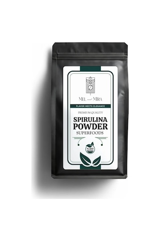 Organik Spirulina Tozu 50g, Premium Spirulina Powder Glutensiz, Vegan, Katkısız