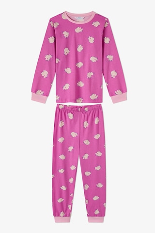 Penti Kız Çocuk Pembe Capycorn Pamuklu Uzun Kollu 2li Pijama Takımı