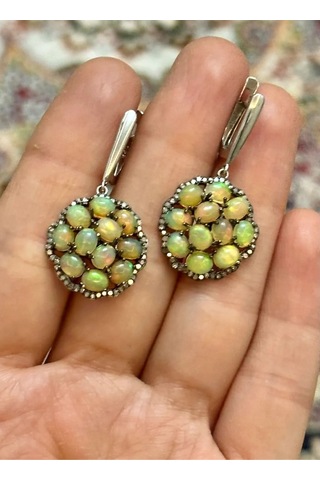 Opal Elmas Küpe 052