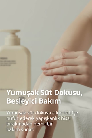 Midha Rice Milk Nemlendirici Hafif Yapılı Pirinç Sütü Özlü Vücut Losyonu 500 ML