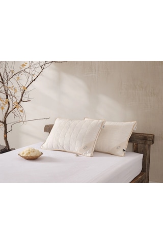 Doqu Home Yün Yastık Ekru - 50 X 70 Cm Beyaz
