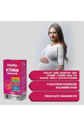 Activeplus Activmom 30 Softgel Kapsül