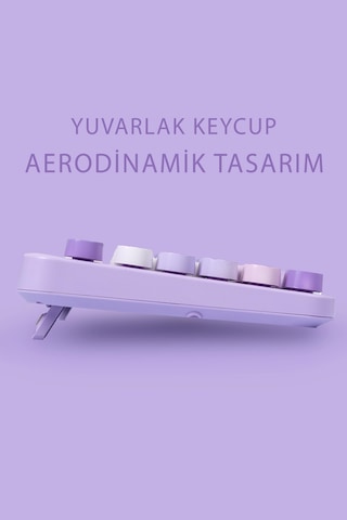 Twotech SMK-640M Renkli Tuşlu Kablosuz Türkçe Q Klavye Mouse Set