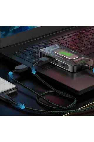 Piva Ds7 Pro Docking Station 7in1 Dönüştürücü