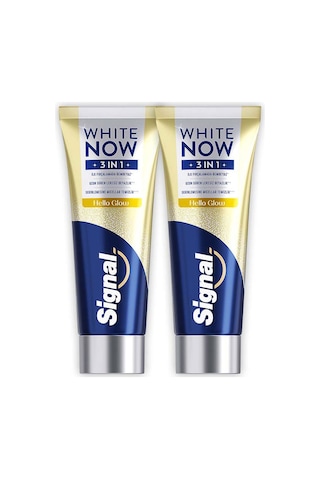 Signal White Now Diş Macunu 3 İn 1 Ekstra Işıltı 75 Ml X2