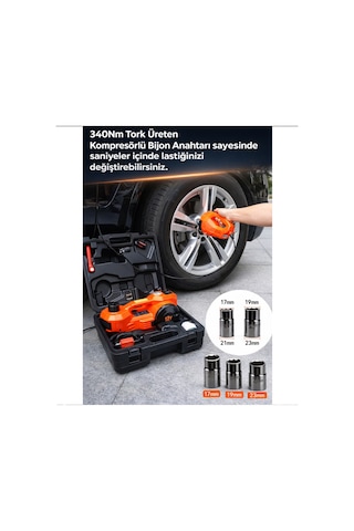 Powerlift 5 Ton 12v Kiriko Ve Bijon Sökme Seti