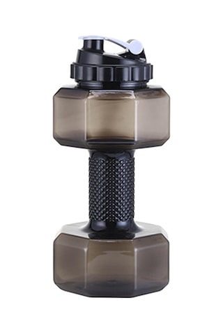 Suntek Fitness Halter Ağırlığı Güçlü Su İçecekleri Şişesi 2200ml-siyah