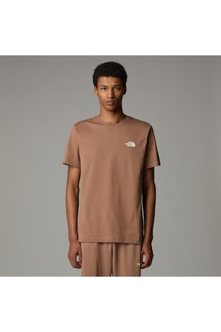 The North Face M Biner Graphic 4 Tee Erkek T-shirt-31193 Kahverengi