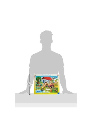 Ravensburger Büyük Çerçeveli 15 Parça "nerede Olmalı " Puzzle