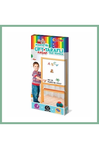 Bşkvirgo 2195 Ayaklı Çift Taraflı Manyetik Ahşap Yazı Tahtası Bsk2026 Diğer