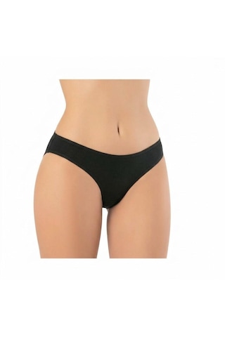 Perafit Kadın 6'lı Paket Pamuklu Likralı Esnek Bikini Külot Seti Siyah Beyaz Ten Rengi Şık Rahat Günlük İç Çamaşırı Çok Renkli