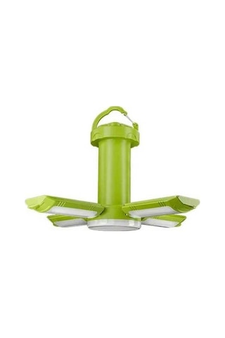 Bloomnest Taşınabilir Kamp Feneri, 4 Yapraklı Led, Usb Şarjlı, Kamp Çadır Lambası Asorti Çok Renkli