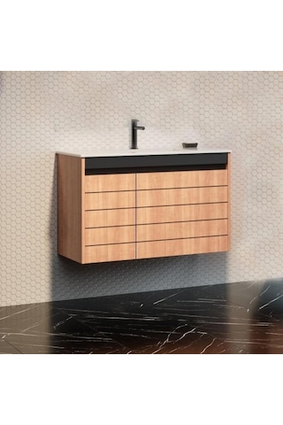 Orka Ricato 80 Cm Mdf Morganakiraz Banyo Dolabı Takımı Boy Dolabı Çok Renkli