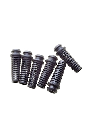 100 Adet - 6.0mm İç Çaplı Sr Kablo Koruyucu Siyah Spiral Tip Kablo Kelepçesi