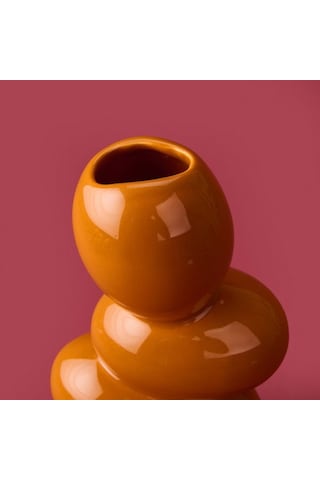 Evidea Deco Earthy Hues Vazo - Turuncu - 24 Cm Turuncu
