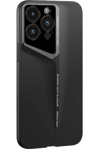 Butam Bilişim Apple iPhone Uyumlu 14 Pro Kılıf Ultra İnce Kamera Korumalı Sert Rubber Procase Kap Derin Mor