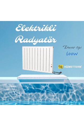 Elektrikli Radyatör 600 Watt Az Enerji Tüketimli Hizmewtterm