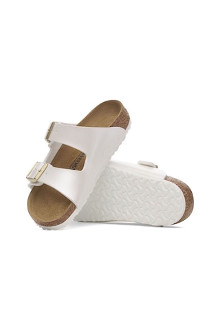 Birkenstock Bırkenstock Arızona Bf Electrıc Metallıc Kadın Terlik 1029456 20415 İnci Beyazı Beyaz