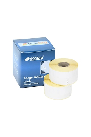 Dymo Muadil Geniş Adres Etiketi Orta 520 Adet Lw-450 Uyumlu 89 x 36 MM