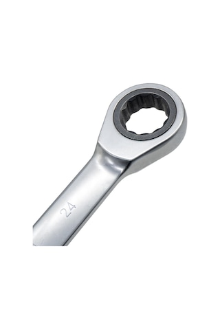 6109 Cırcır Kombine Anahtar 24 Mm Düz