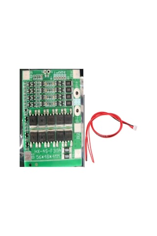 Suntek 4S 18650 Lityum Pil İçin 14.8V 30A BMS PCB Koruma Kartı