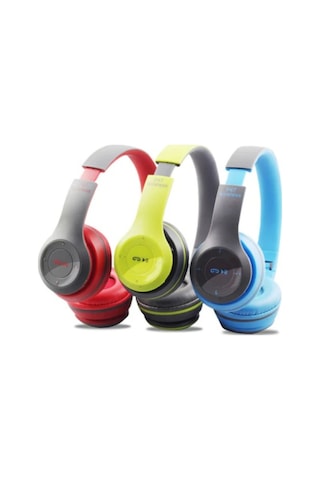 P47 Extra Bass Mp3 Fm Radyolu Bluetooth 4.1 Kulak Üstü Kulaklık