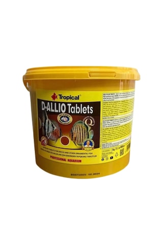 Tropical D-allio Tablets 100 Adet Balık Yemi