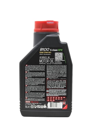 Motul 8100 X-Clean Efe C2/C3 5W-30 Tam Sentetik Motor Yağı 6 x 1 L