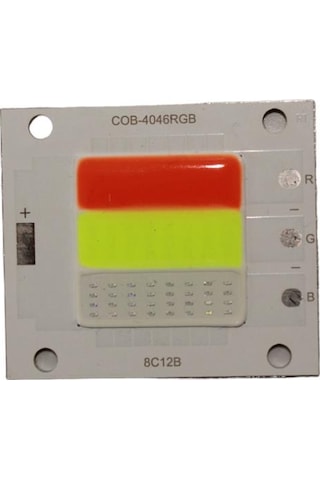 DC24-30V 600-700mA 50W RGB Projektör Çipi DC24-30 Volt 50 Watt Cob Led Projektör Ledi