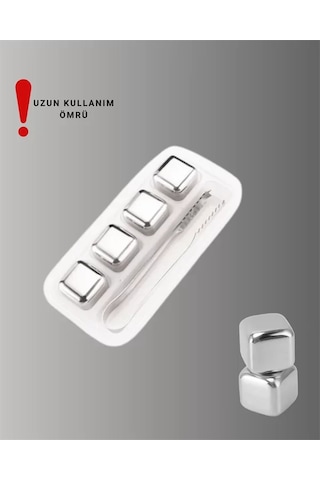 Hızlı Soğutma Özellikli Paslanmaz Metal Buz Küpü Takımı Yeni Nesil Çr