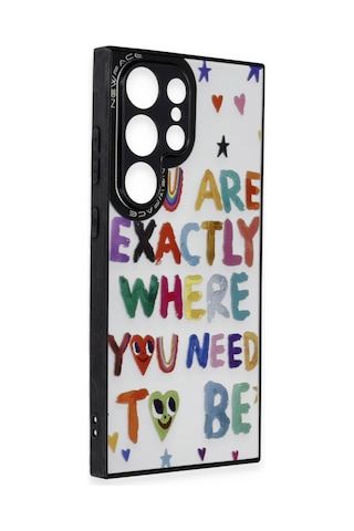 Samsung GalaxyUyumlu S23 Ultra Kılıf Mirror Desenli Kapak - Mirror - 10 Çok Renkli