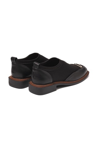 Black Scuba Stretch Black C936 Babet Kadın 1582 08 Chiara Bellini Analin Scuba Strecth Leather Fab
