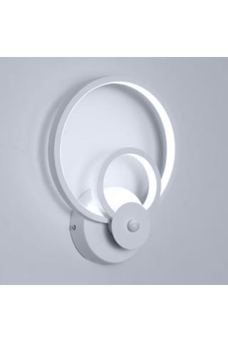 Ximistore9 Modern简约led Duvar Lambası - Yuvarlak, Beyaz Işık, Akıllı Ev/hotel Koridor/yuva Odası Için, Enerji Tasarruflu, Dayanıklı Alüminyum B003 Diğer