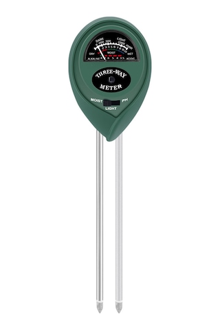 Qingmipy 3-in-1 Toprak Test Cihazı: Ph, Nem Ve Işık Seviyesi Ölçer - Bahçe Ve Saksı Bitkileri İçin Yeşil