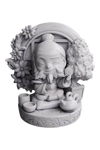 Premium Chibi Uncle Iroh Figürü Avatar: The Last Airbender Koleksiyonu
