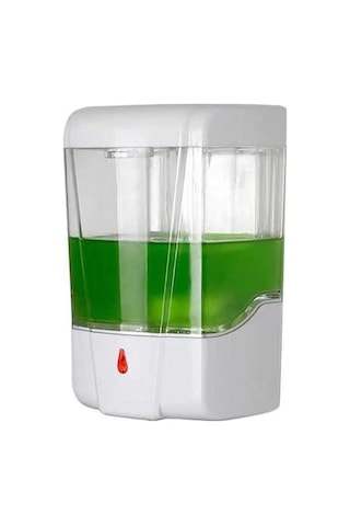 Ulzyvf Otomatik Sensörlü 700ml Duvara Monte Sabunluk - Sızdırmaz Temassız Tasarım, Beyaz & Büyük Hacimli Beyaz