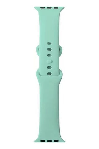 Apple Uyumlu Watch 10 Serisi 42mm Kordon Çift Geçmeli Silikon Kordon Strap Kayış 131