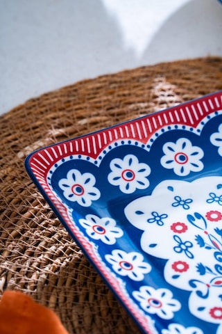 Elsie Dikdörtgen Sunum Tabağı - 22.5 Cm Çok Renkli