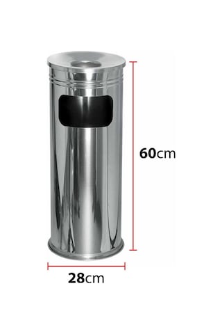 Palex Kolon Küllük Çöp Kovası Paslanmaz 30X60 4No