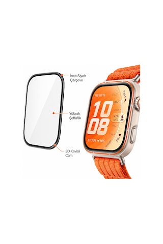 Huawei Watch Fit 5 Pro Ekran Koruyucu Polymer Temperli Nano 0.5 Mm Watch Ekran Koruyucu